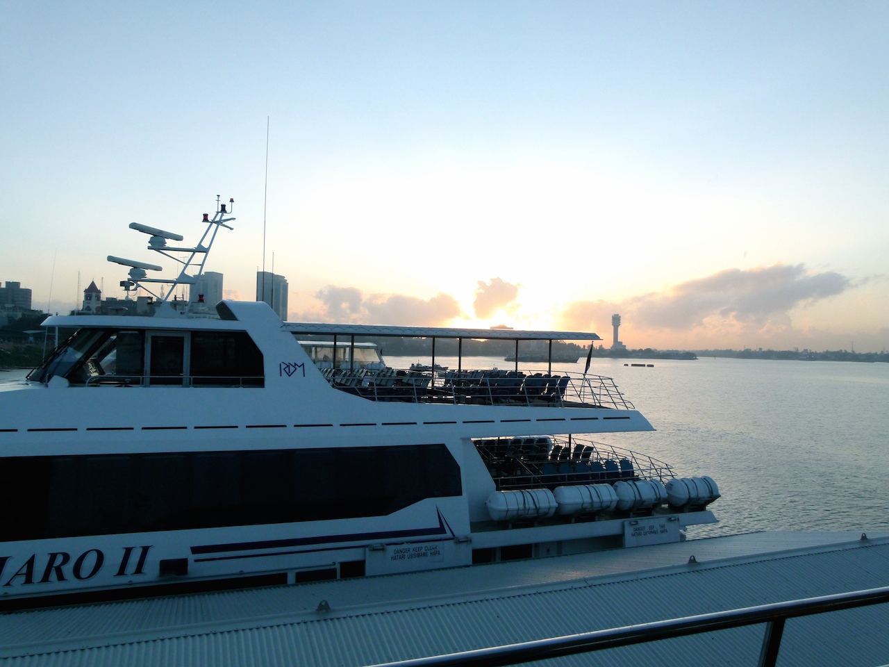 Sunrise Ferry to Zanzibar