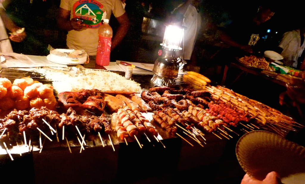 Zanzibar night market food
