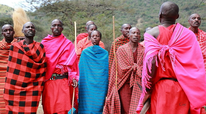 Photo impressions: visiting a traditional Maasai village in Kenya